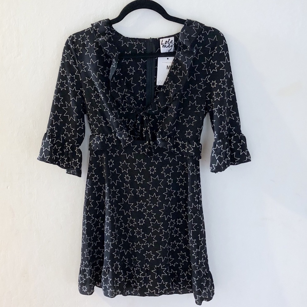 Tie Front Midi Dress